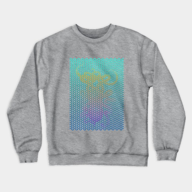 Sea Monster Crewneck Sweatshirt by Exosam